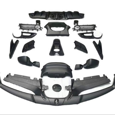 Đối với Ferrari 488 Carbon Fiber Body Kit 488 nâng cấp Capristo Style Carbon Fiber Front Lip Diffuser Spoiler