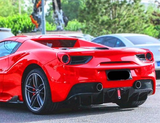 Đối với Ferrari 488 Carbon Fiber Body Kit 488 nâng cấp Capristo Style Carbon Fiber Front Lip Diffuser Spoiler