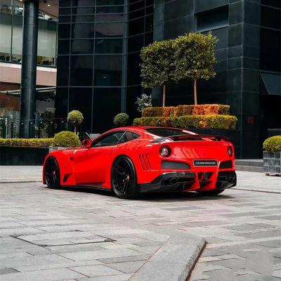Đối với Ferrari F12 Carbon Fiber Wide-body Kit F12 nâng cấp NOtc N-Largos kiểu phía sau Bumper Carbon Fiber Wide-body Kit