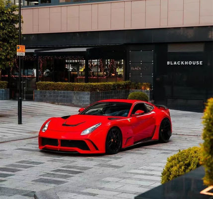 Đối với Ferrari F12 Carbon Fiber Wide-body Kit F12 nâng cấp NOtc N-Largos kiểu phía sau Bumper Carbon Fiber Wide-body Kit