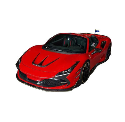 Phụ tùng ô tô cho Ferrari F8 Carbon Fiber Body Kit F8 Upgrade MSY Style Mặt trước Xẻ Diffuser Spoiler Side Skirt Body Kit