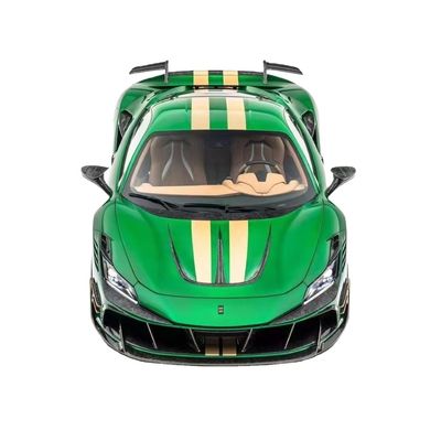 Đối với Ferrari F8 Carbon Fiber Body Kit F8 nâng cấp phong cách MSY phía trước và phía sau Bumper Spoiler Hood Body Kit