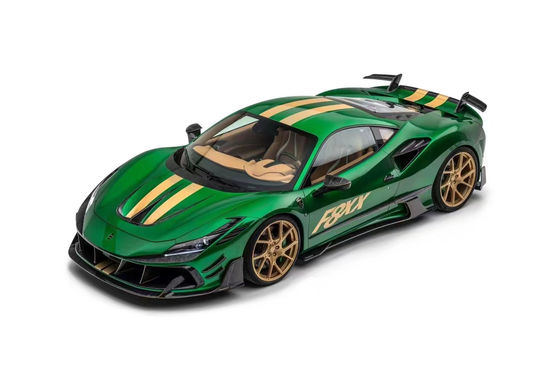 Đối với Ferrari F8 Carbon Fiber Body Kit F8 nâng cấp phong cách MSY phía trước và phía sau Bumper Spoiler Hood Body Kit