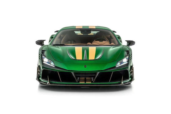 Đối với Ferrari F8 Carbon Fiber Body Kit F8 nâng cấp phong cách MSY phía trước và phía sau Bumper Spoiler Hood Body Kit