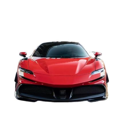 Đối với Ferrari SF90 Carbon Fiber Body Kit SF90 Upgrade RYFT Style Jump Down Front Lip Diffuser