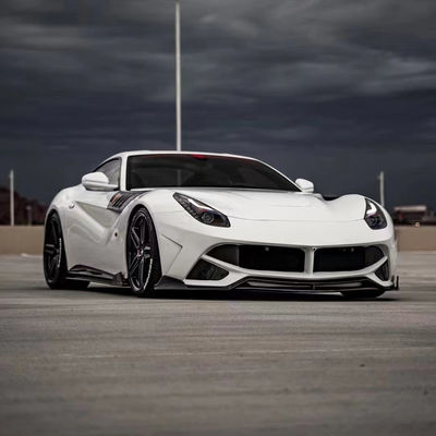 Đối với Ferrari F12 Carbon Fiber Body Kit F12 nâng cấp kiểu SVR phía trước và phía sau Bumper Spoilers với Hood Fenders