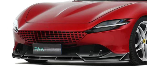 Sợi carbon khô cho Ferrari ROMA Carbon Fiber Body KitROMA Carbon Fiber Front Lip Diffuser Spoiler Hood Grill Body Kit
