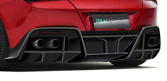 Sợi carbon khô cho Ferrari ROMA Carbon Fiber Body KitROMA Carbon Fiber Front Lip Diffuser Spoiler Hood Grill Body Kit