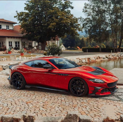 Đối với Ferrari Roma Carbon Fiber Body Kit Roma nâng cấp MSY phong cách phía trước và phía sau Bumper Spoiler Hood Body Kit