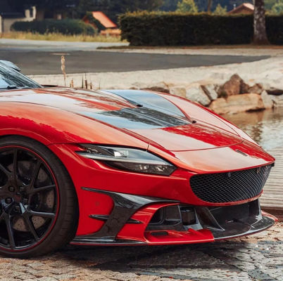 Đối với Ferrari Roma Carbon Fiber Body Kit Roma nâng cấp MSY phong cách phía trước và phía sau Bumper Spoiler Hood Body Kit