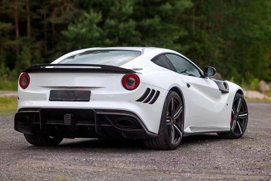 Đối với Ferrari F12 Bộ cơ thể sợi carbon khô F12 Phong cách MSY nâng cấp Mặt trước và phía sau Bumper Spoiler Hood