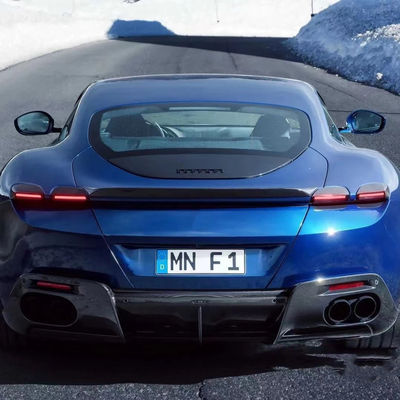 Đối với Ferrari Roma Carbon Fiber Body Kit Roma nâng cấp phong cách mới Carbon Fiber Front Lip Diffuser Spoiler Side Skirt Body Kit