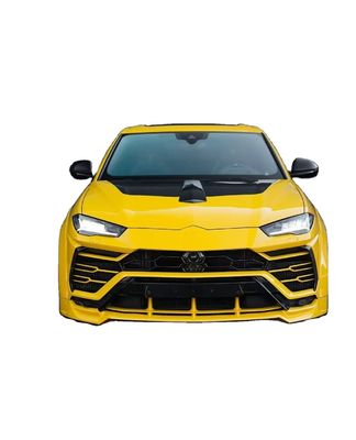 Yellow Lamborghini Urus Body Kit Carbon Fiber Lưỡi trước Xe sang trọng Diffuser Widebody Kit
