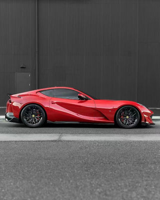 1016 Ferrari Body Kit 812 190mm Carbon Fiber bộ khuếch tán bơm phía trước Spoiler