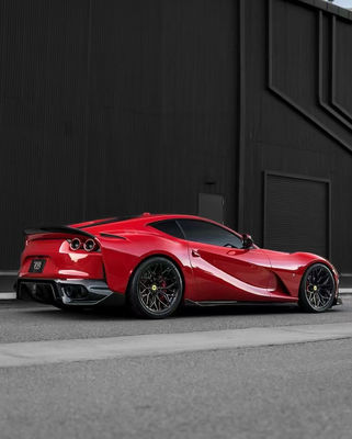 1016 Ferrari Body Kit 812 190mm Carbon Fiber bộ khuếch tán bơm phía trước Spoiler