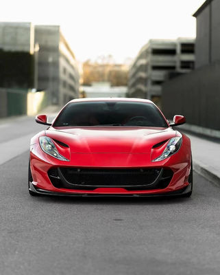 1016 Ferrari Body Kit 812 190mm Carbon Fiber bộ khuếch tán bơm phía trước Spoiler