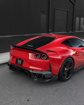 1016 Ferrari Body Kit 812 190mm Carbon Fiber bộ khuếch tán bơm phía trước Spoiler