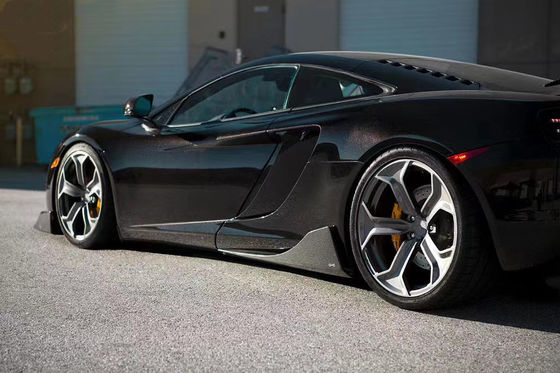 High Quality Carbon Fiber Carbon Fiber Body Kit cho McLaren MP4-12C Mp4-12c Carbon Fiber Mặt trước Xẻ phía sau Diffuser Side Skirt