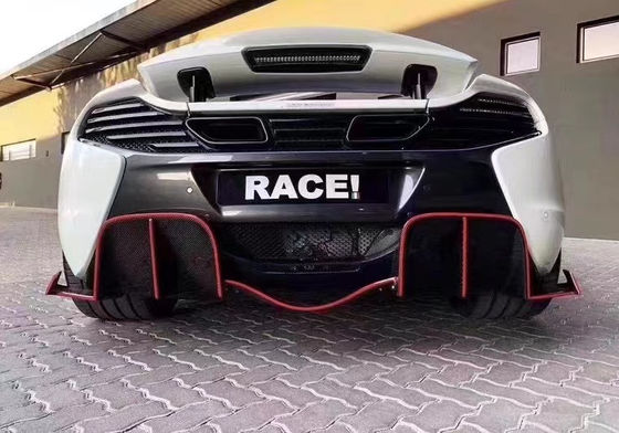 Bán như bánh nóng cho McLaren MP4-12C 625C 650S Carbon Fiber Body Kit nâng cấp 675LT Style Side Skirt Rear Diffuser