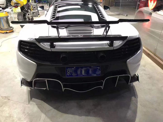Bán như bánh nóng cho McLaren MP4-12C 625C 650S Carbon Fiber Body Kit nâng cấp 675LT Style Side Skirt Rear Diffuser
