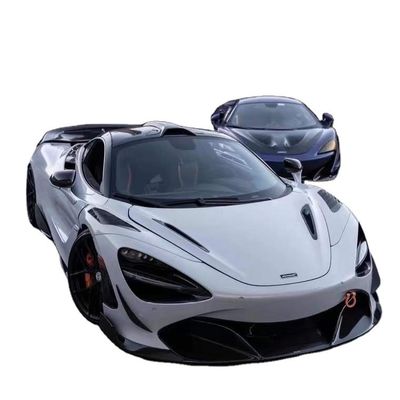 Bộ cơ thể sợi carbon chất lượng cao cho McLaren 720S 720S Sợi carbon Mặt trước Xẻ phía sau Diffuser Spoiler Fins