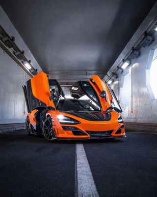 Sợi carbon khô cho McLaren 720s Carbon Fiber Body Kit 720s nâng cấp kiểu MSY phía trước và phía sau Bumper Spoiler Hood