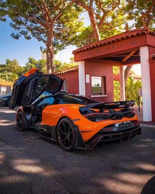 Sợi carbon khô cho McLaren 720s Carbon Fiber Body Kit 720s nâng cấp kiểu MSY phía trước và phía sau Bumper Spoiler Hood