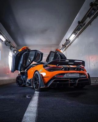 Sợi carbon khô cho McLaren 720s Carbon Fiber Body Kit 720s nâng cấp kiểu MSY phía trước và phía sau Bumper Spoiler Hood