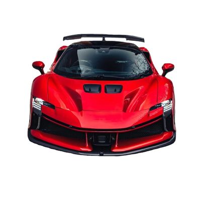 SF90FXX Ferrari SF90 Body Kit Mặt trước và phía sau Xe đệm Mặt phụ áo khoác đèn sau