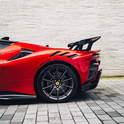 SF90FXX Ferrari SF90 Body Kit Mặt trước và phía sau Xe đệm Mặt phụ áo khoác đèn sau