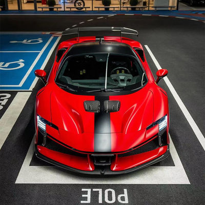 SF90FXX Ferrari SF90 Body Kit Mặt trước và phía sau Xe đệm Mặt phụ áo khoác đèn sau