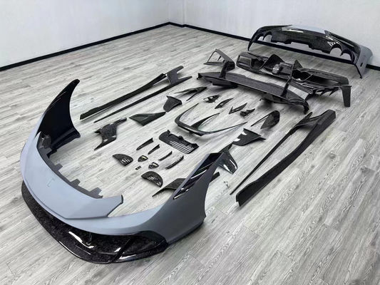Blue F8 Ferrari Body Kit F8 MSY phong cách Mặt trước Bumper Lips Body Kit Spoiler Side Skirts