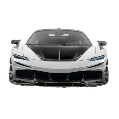 SF90 Ferrari Body Kit MSY phong cách Carbon Fiber phía sau Bumper môi Spoiler Side Skirt
