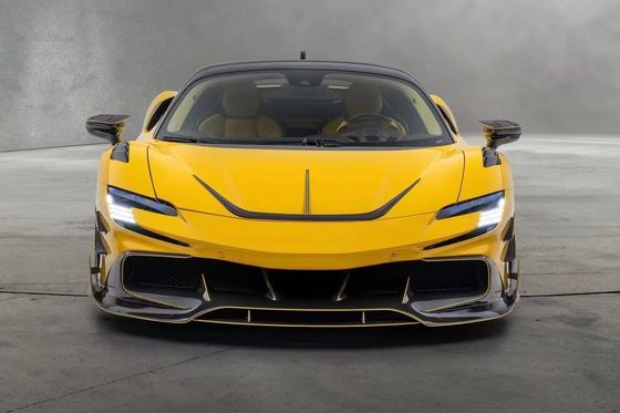 SF90 Ferrari Body Kit MSY phong cách Carbon Fiber phía sau Bumper môi Spoiler Side Skirt
