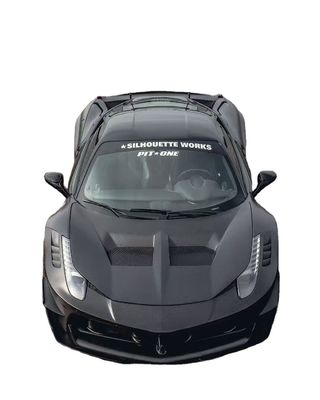 458 Ferrari Body Kit LB phong cách Bốp phía trước và phía sau 2011 - 2014 Hood Spoiler For Car