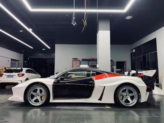 458 Ferrari Body Kit LB phong cách Bốp phía trước và phía sau 2011 - 2014 Hood Spoiler For Car