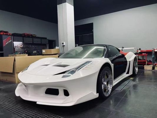 458 Ferrari Body Kit LB phong cách Bốp phía trước và phía sau 2011 - 2014 Hood Spoiler For Car