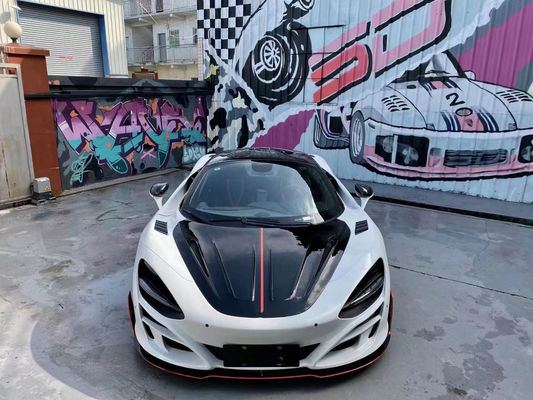 Đối với McLaren 720s Bộ cơ thể sợi cacbon khô 720s Bộ cơ thể sợi cacbon nâng cấp kiểu MSY phía trước và phía sau