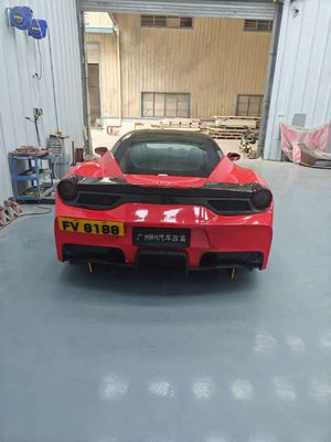 Ferrari 458 Body Kit SP Style Sợi carbon phía trước và phía sau Bumper Spoiler Hood 2010-2014