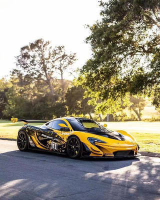 Đối với McLaren P1 Body Kit P1 Upgraded GTR Style Mặt trước và phía sau Bumper Spoilers Carbon Fiber Body Kit