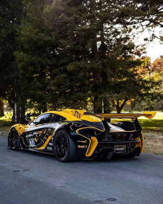 Đối với McLaren P1 Body Kit P1 Upgraded GTR Style Mặt trước và phía sau Bumper Spoilers Carbon Fiber Body Kit