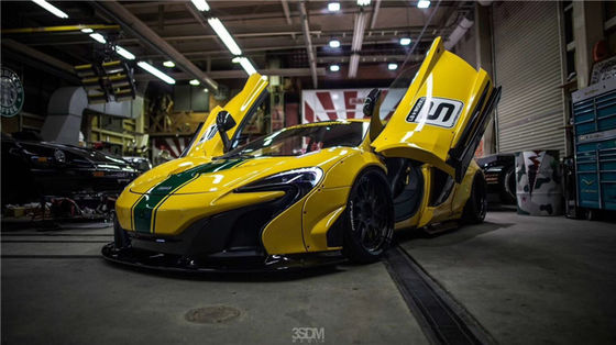 Đối với McLaren 650S 625c Wide-body Kit 650S 625c nâng cấp phong cách LB phía trước và phía sau Bumper Spoiler Widebody Kit