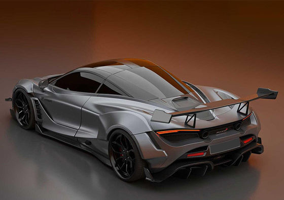 Sợi carbon khô cho McLaren 720s Carbon Fiber Spoiler 720s nâng cấp kiểu PD Carbon Fiber Spoiler Wing