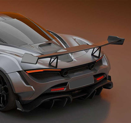 Sợi carbon khô cho McLaren 720s Carbon Fiber Spoiler 720s nâng cấp kiểu PD Carbon Fiber Spoiler Wing