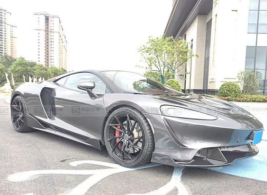 Nhựa Đen McLaren GT Body Kit Bumper Spoiler Mặt áo khoác