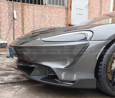 Nhựa Đen McLaren GT Body Kit Bumper Spoiler Mặt áo khoác