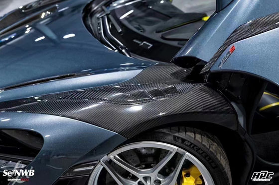 720s Mclaren Body Kit Blacksail phong cách phía trước Bumper Spoiler Lip Hood Fender