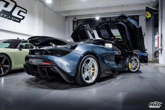 720s Mclaren Body Kit Blacksail phong cách phía trước Bumper Spoiler Lip Hood Fender