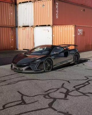 Artura Mclaren Body Kit NV Style Carbon Fiber Mặt trước Bumper Diffuser Spoiler Side Skirt