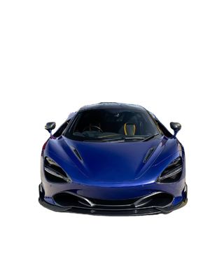 Blue 720s Wide Body Kit McLaren Carbon Fiber Front Lip Diffuser Spoiler Kit